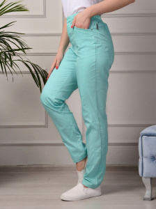 Брюки медицинские жен. Цветные М-302 ткань Элит-145