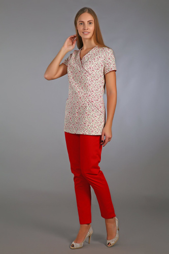 жакет М-285 поплин брюки М-301 тиси